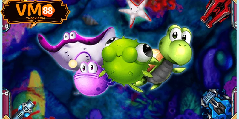 Đồ họa 3D Bắn cá VM88 đại dương