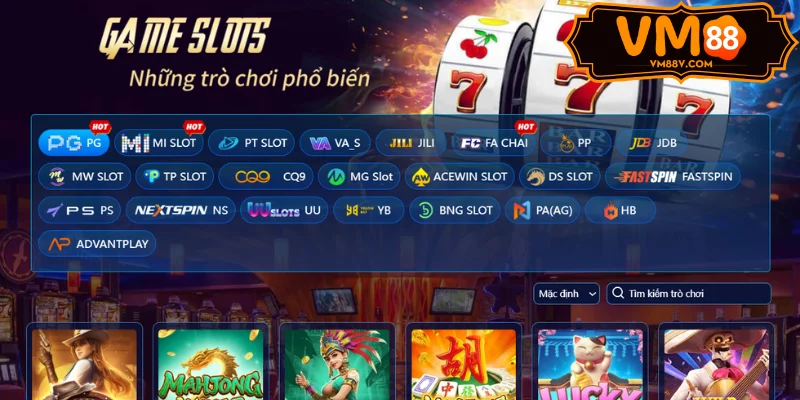 Jackpot tiến bộ nổ hũ VM88
