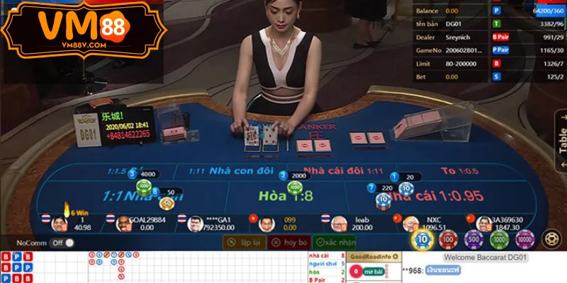 Stream HD Live Casino VM88 mượt